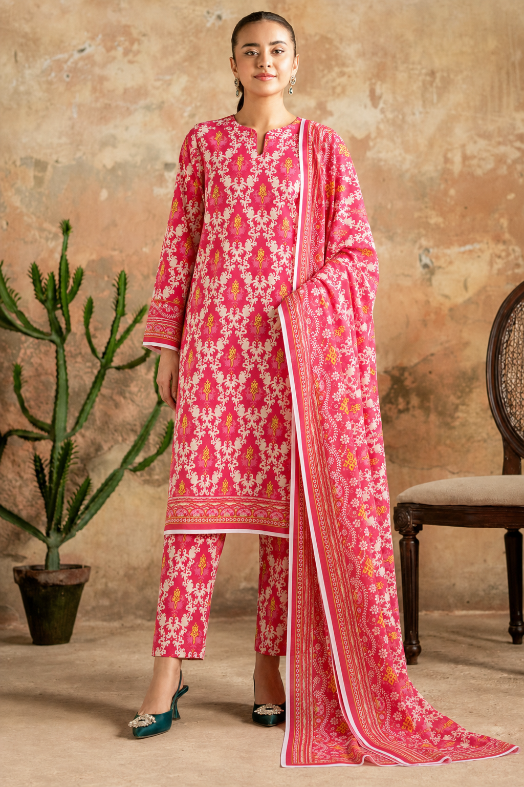 Gull Jee Lawn Digital Printed 3 Piece | GJ100