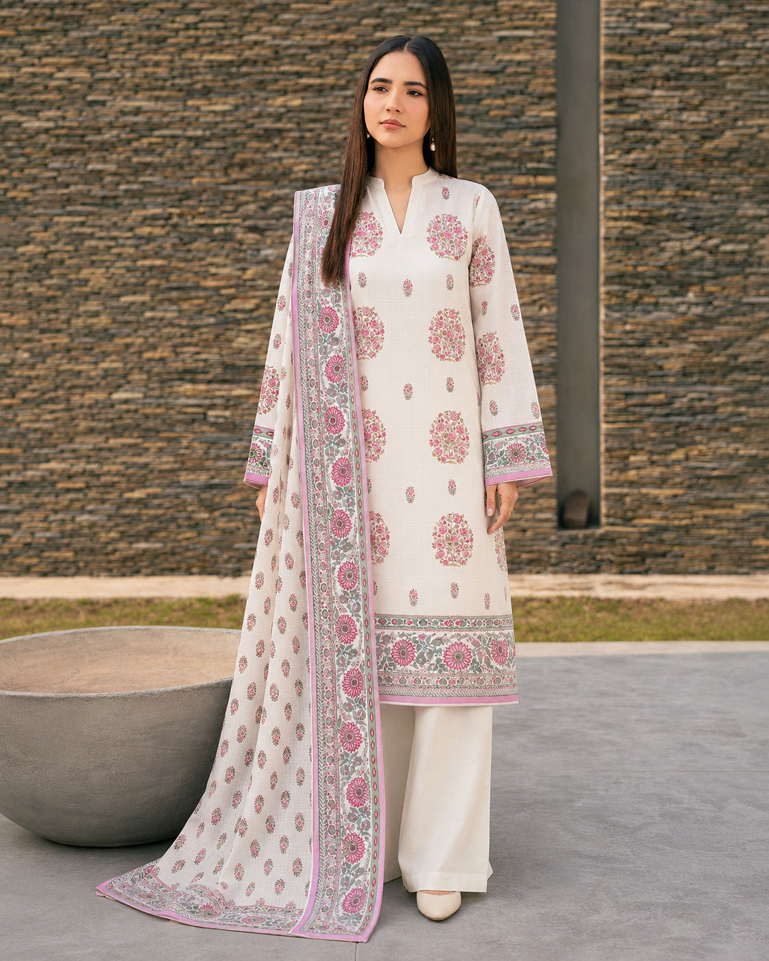 Mausummery Lawn Digital Printed 3 Piece | MY101