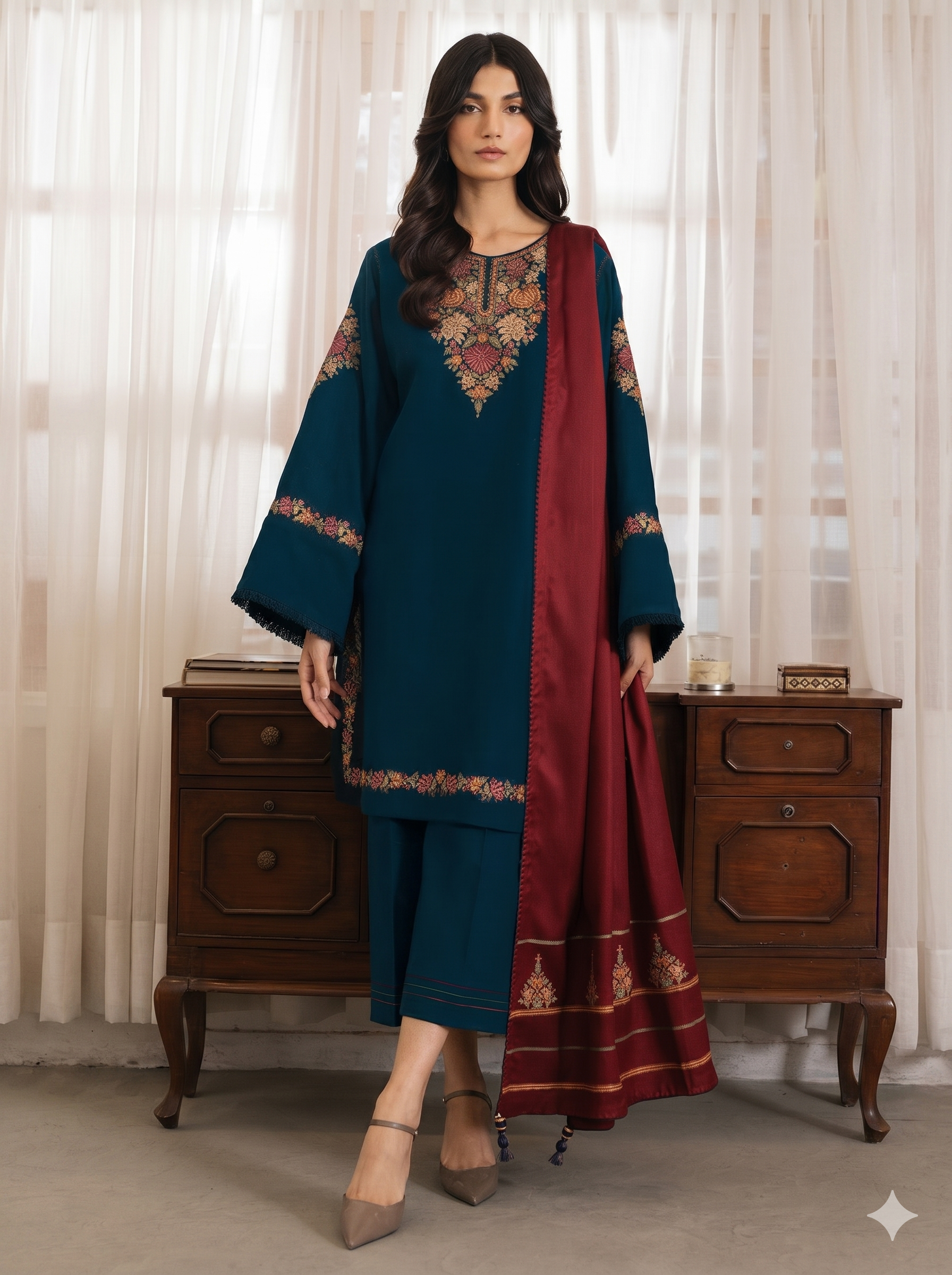 Jazmin Lawn Embroidered 3 Piece | JZ116