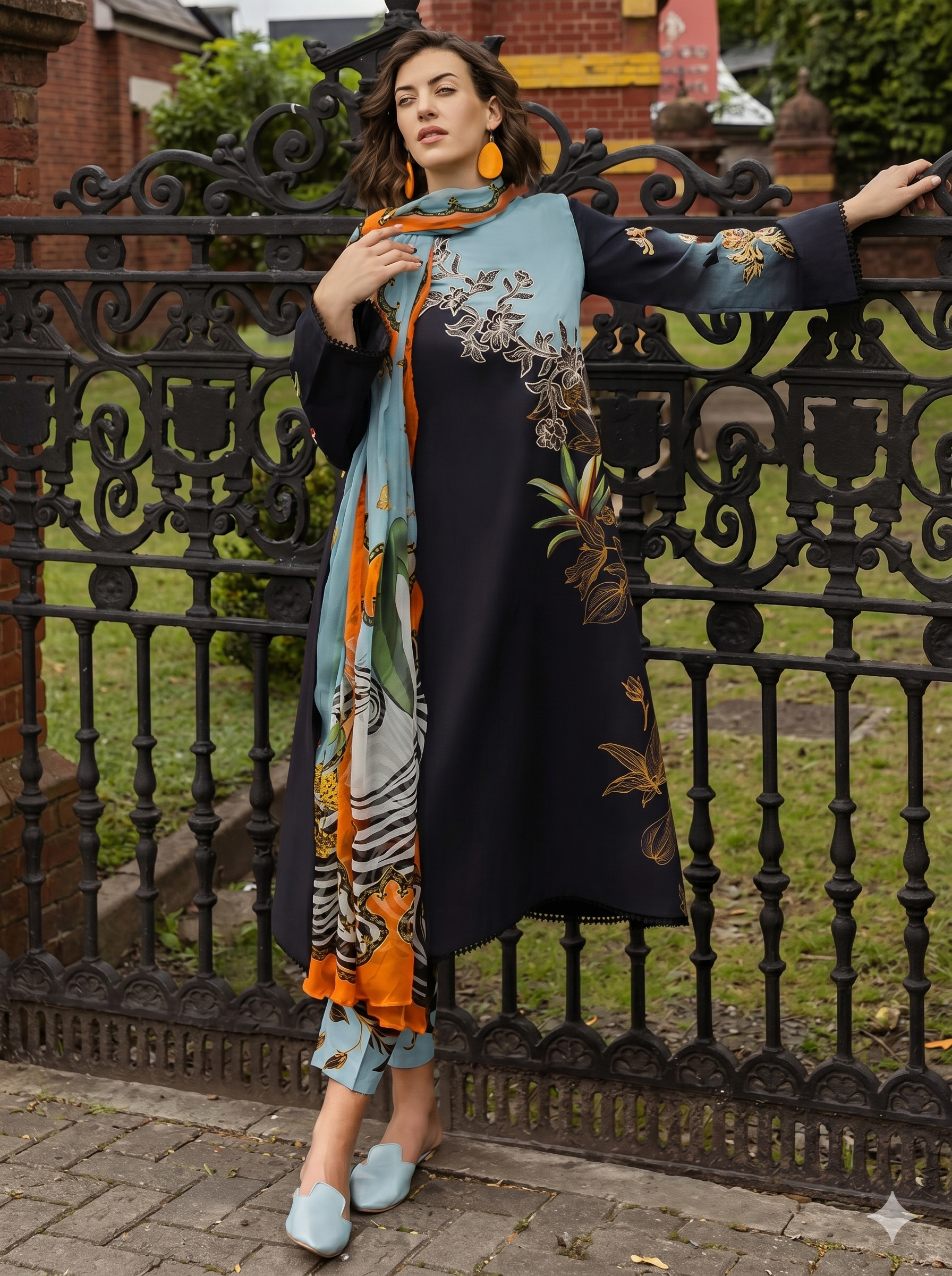 Sapphire Lawn Digital Printed 3 Piece | SP118