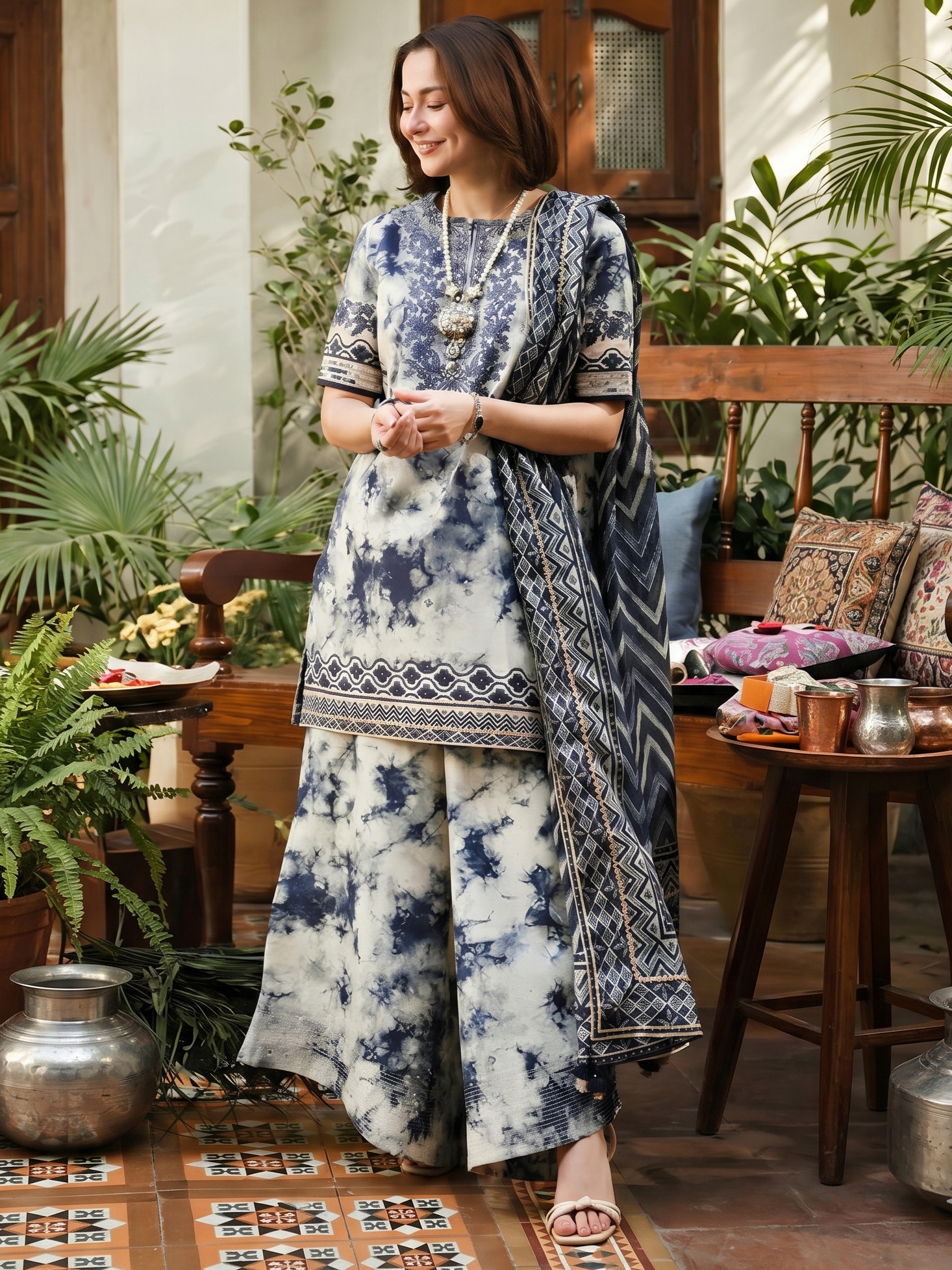 Sapphire Lawn Digital Printed 3 Piece | SP116