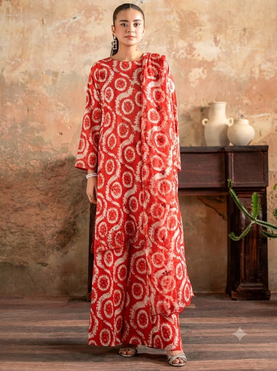 Gull Jee Lawn Digital Printed 3 Piece | GJ110
