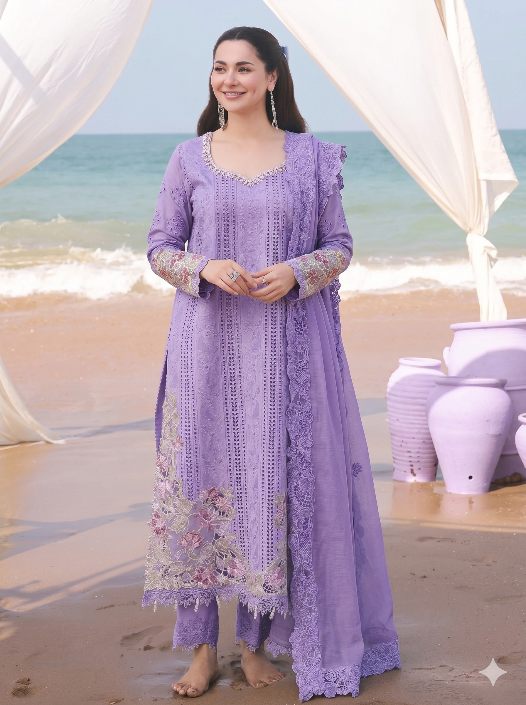 Imrozia Lawn Embroidered 3 Piece | IA110
