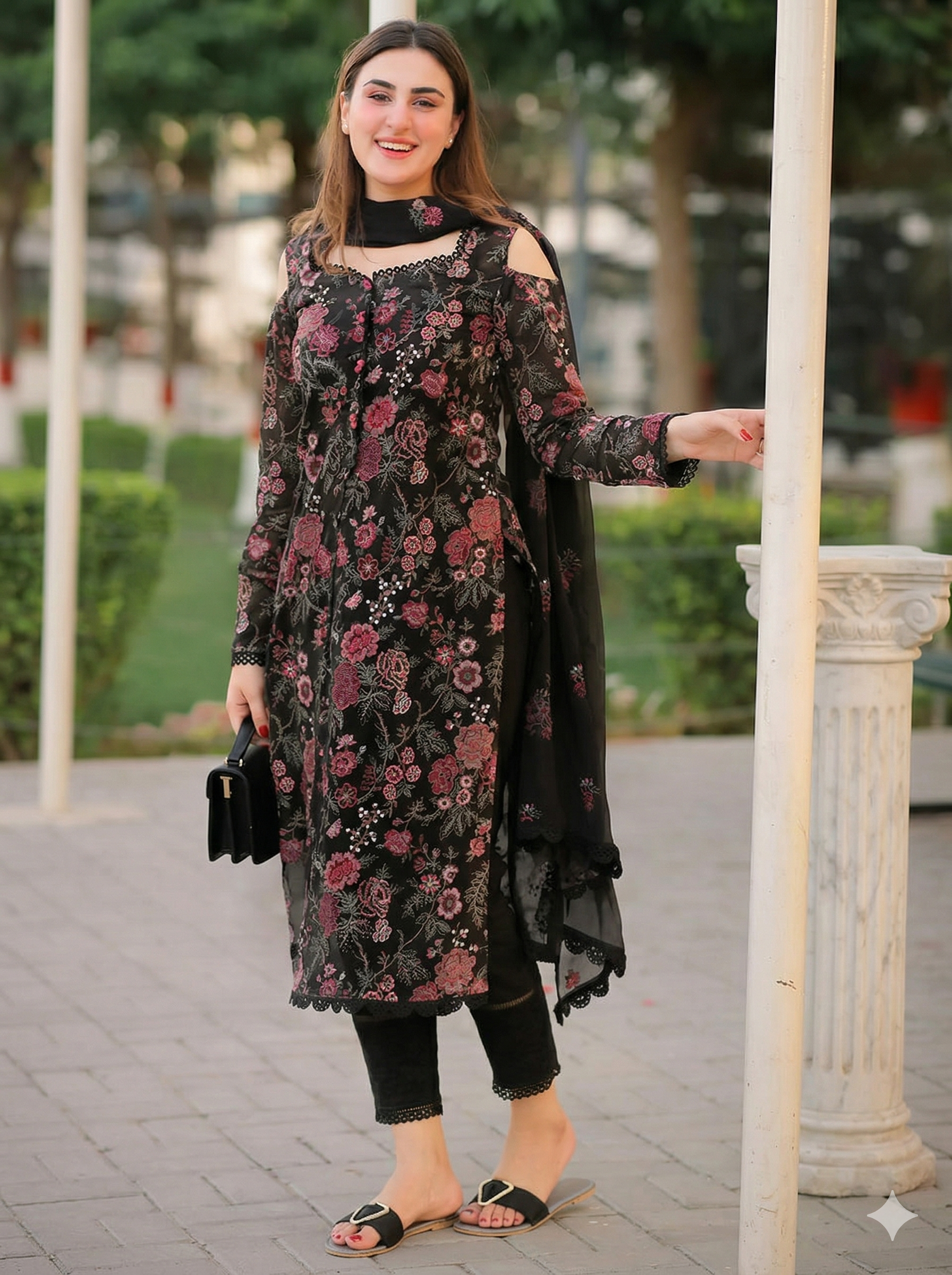 Bareeze Lawn Embroidered 3 Piece | BZ110