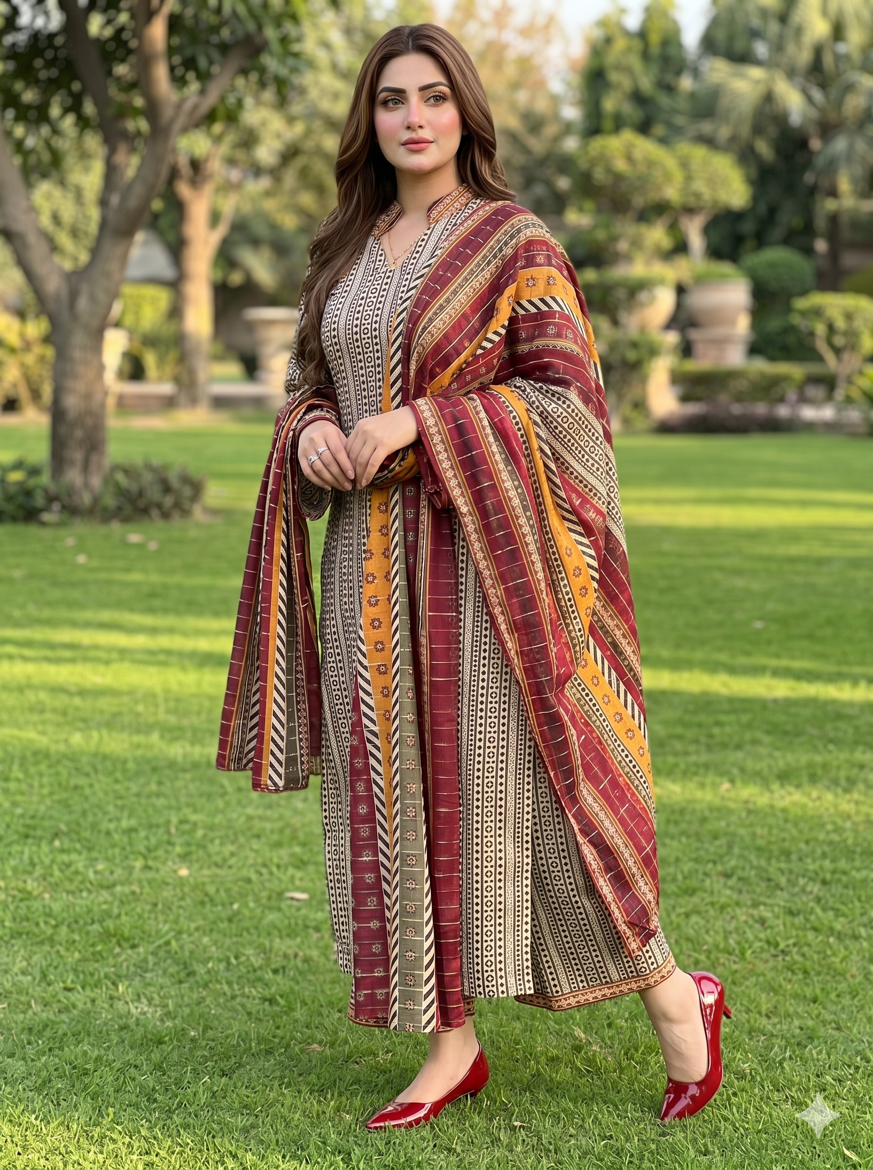 Zeen Lawn Digital Printed 3 Piece | ZN100