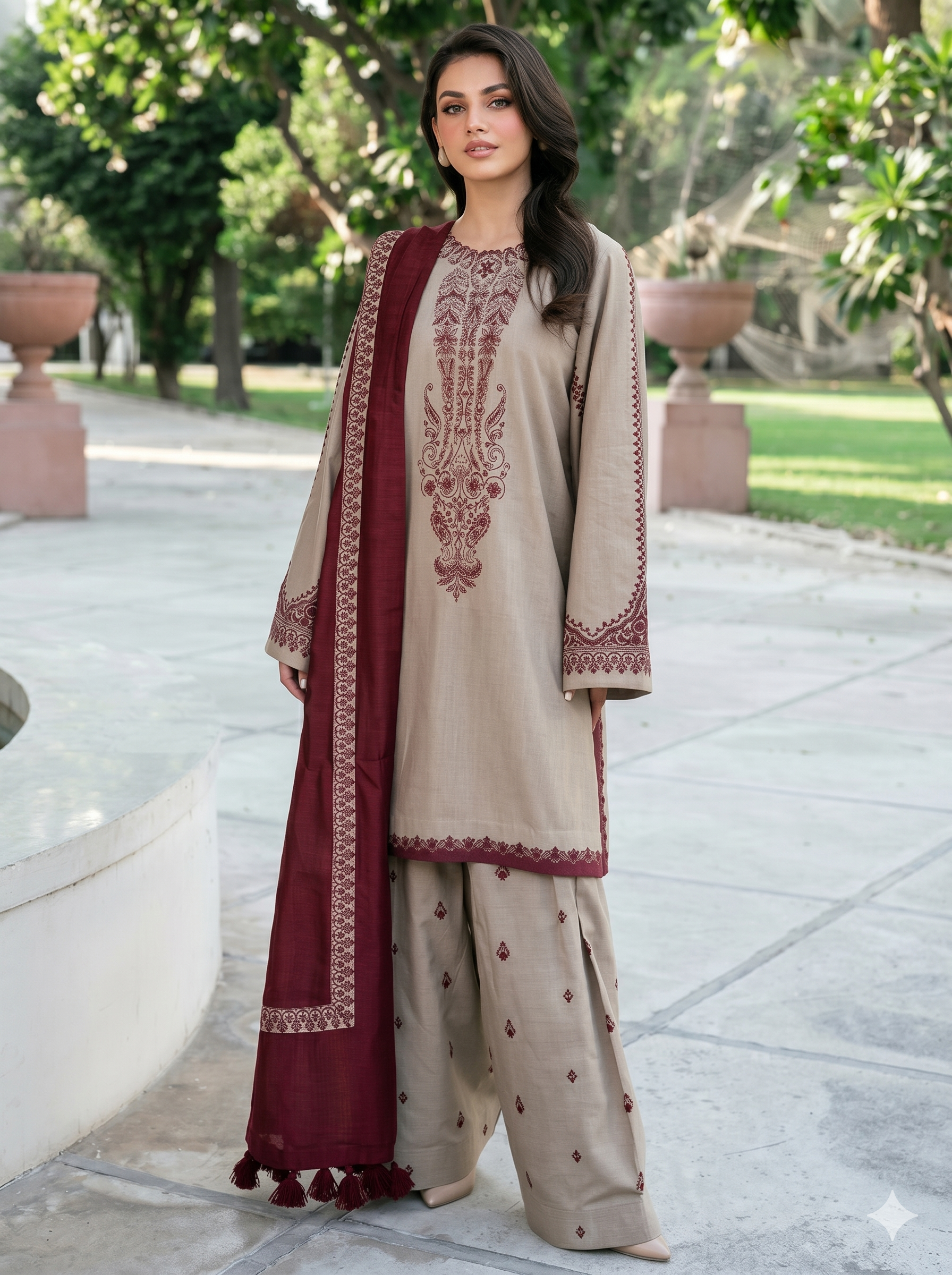 Jazmin Lawn Embroidered 3 Piece | JZ117