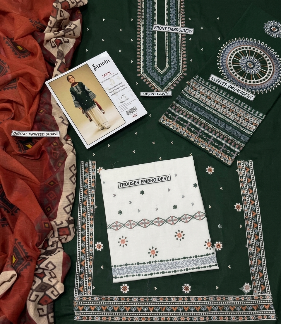 Urge Lawn Embroidered 3 Piece | UG231