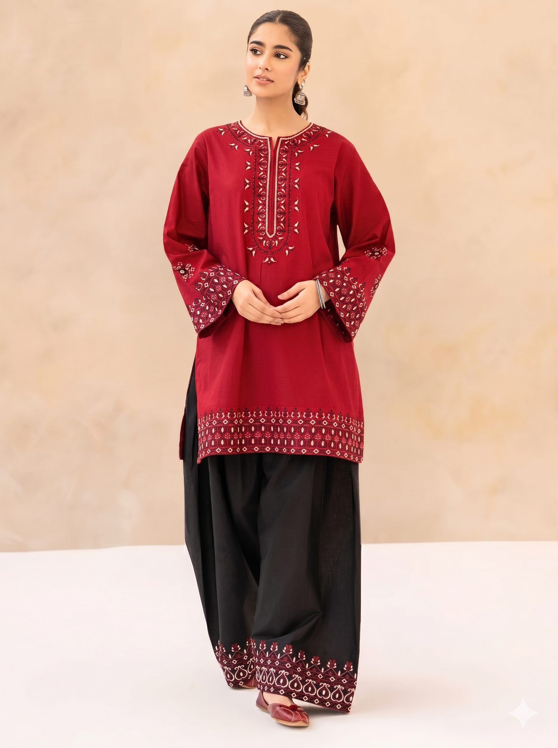 Cross Stitch Lawn Embroidered 2 Piece | CH210