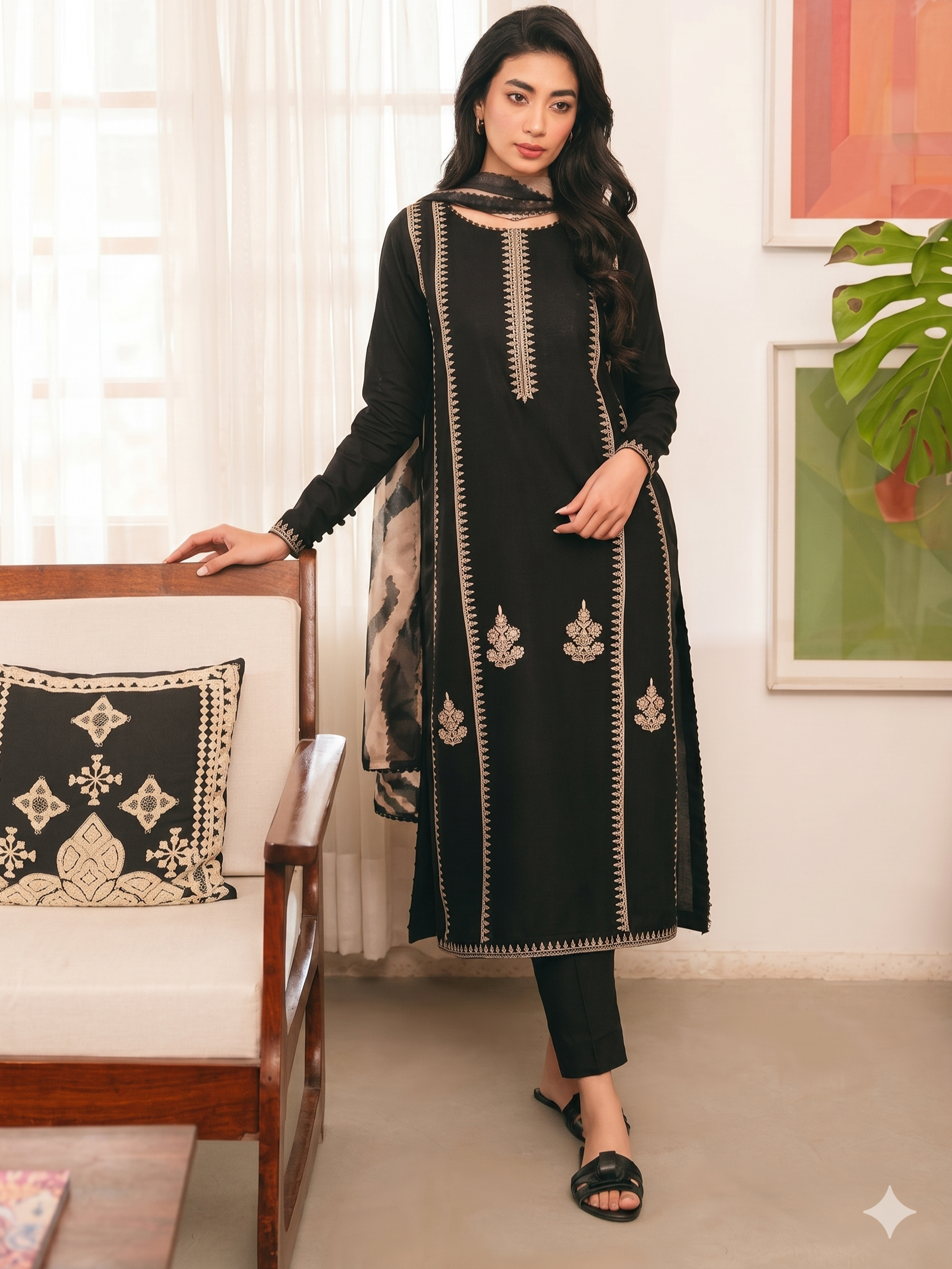Urge Lawn Embroidered 3 Piece | UG121