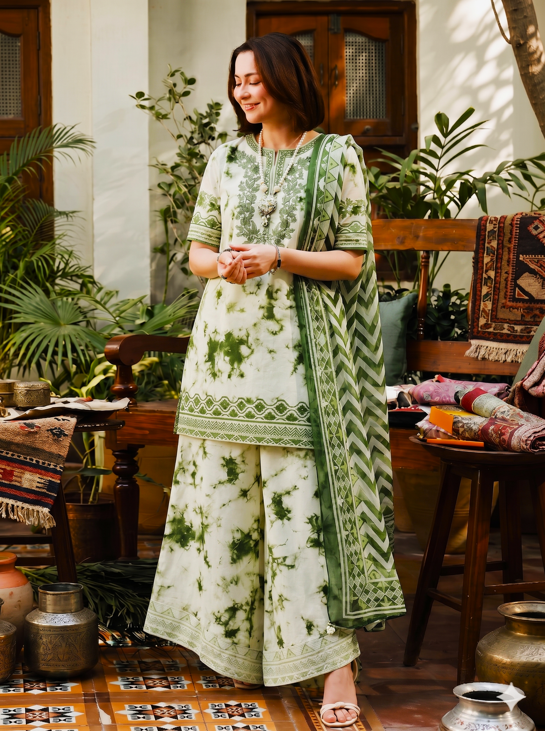 Sapphire Lawn Digital Printed 3 Piece | SP115