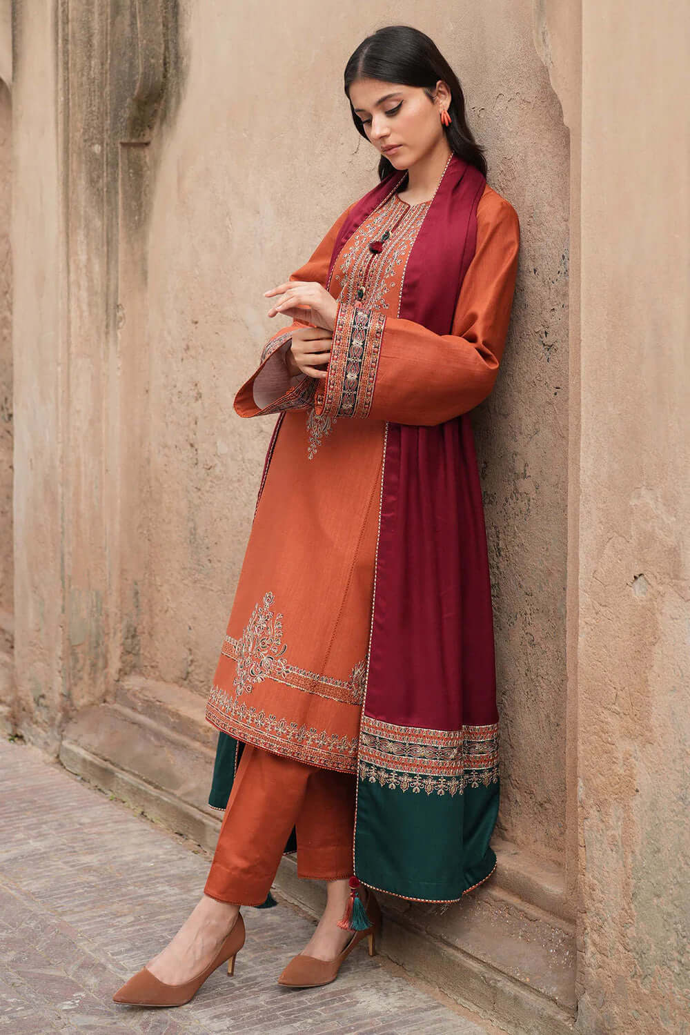 Jazmin Dhanak Embroidered 3 Piece | JZ102