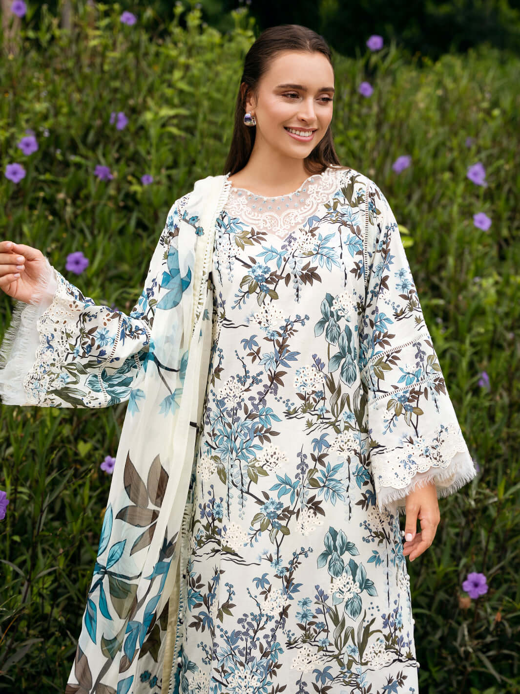 KHAADI Khaddar Digital Printed 3 Piece | KD100