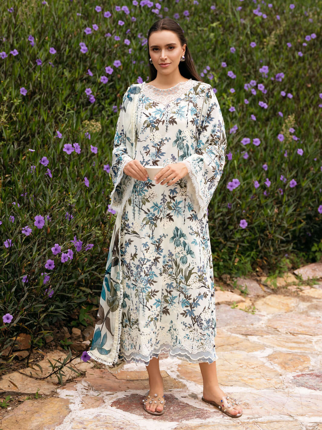 KHAADI Khaddar Digital Printed 3 Piece | KD100