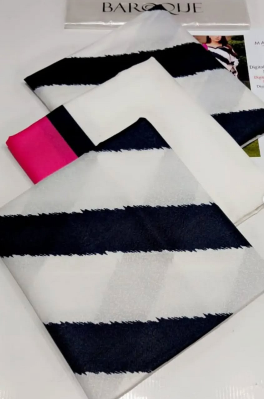 Baroque Silk Digital Printed 3 Piece | BQ118