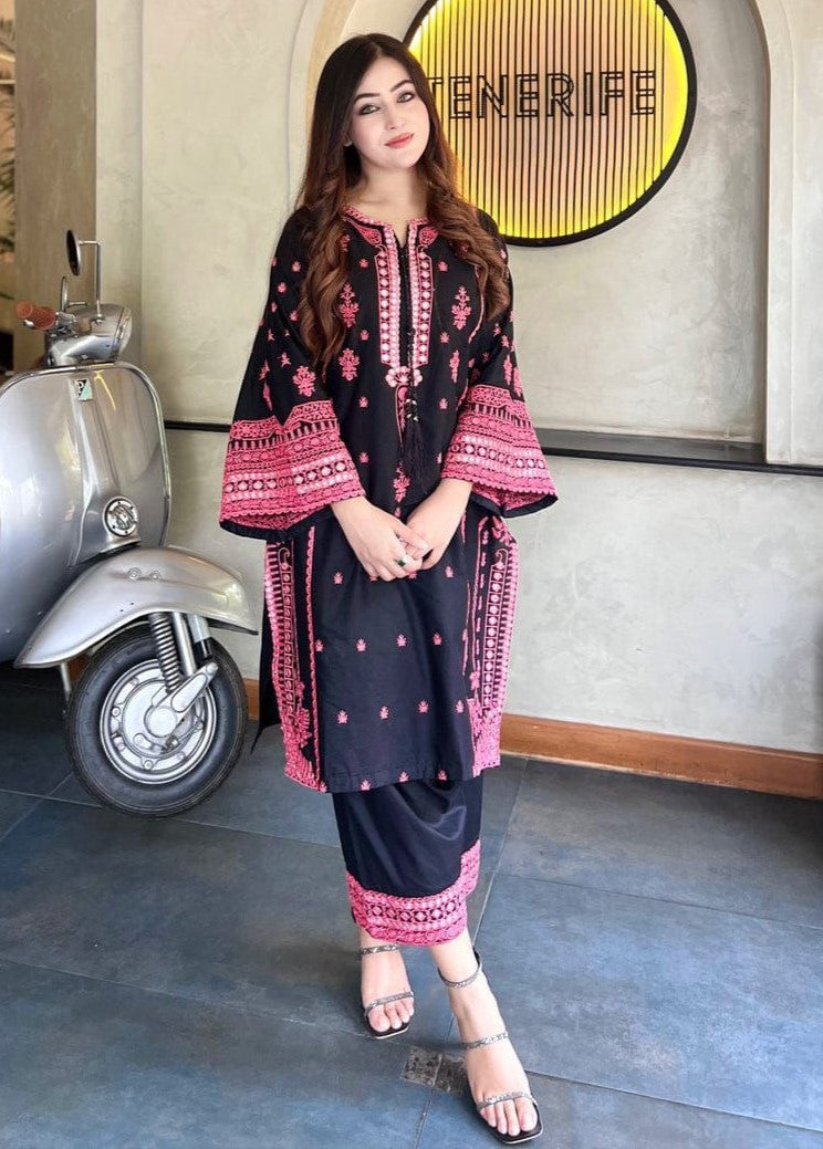 Embroza Dhanak Embroidered 3 Piece | EZ100