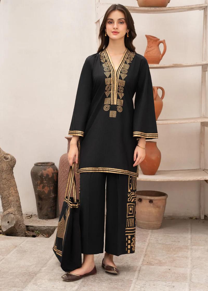 Lulusar Dhanak Embroidered 2 Piece | LR121