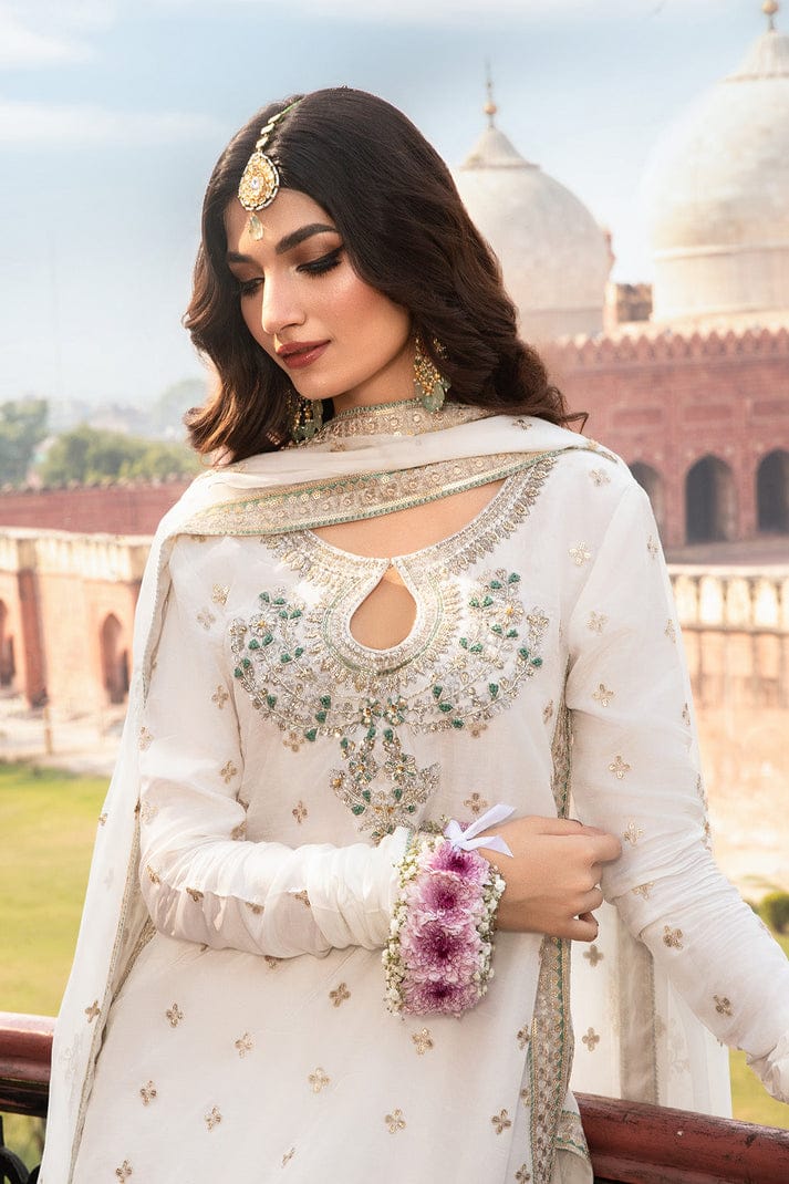 Azure Fancy Wedding Chiffon 3 Piece | AE100