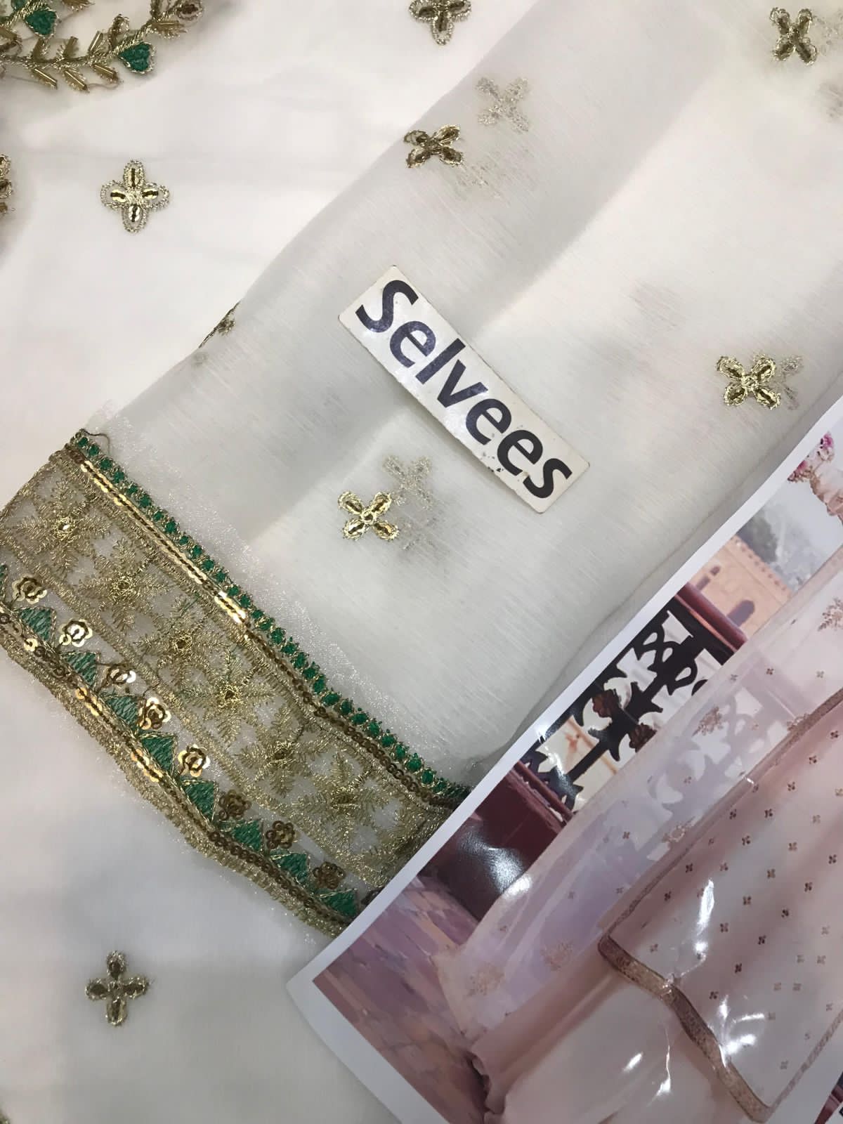 Azure Fancy Wedding Chiffon 3 Piece | AE100