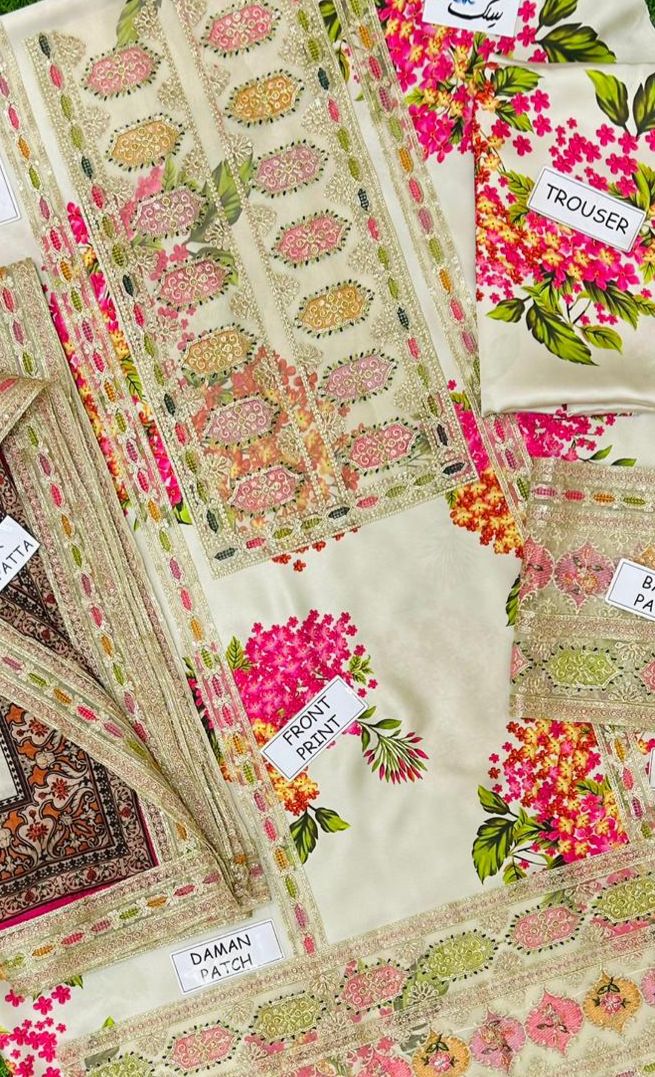 Kareena Kapoor Silk Embroidered 3 Piece | KK100