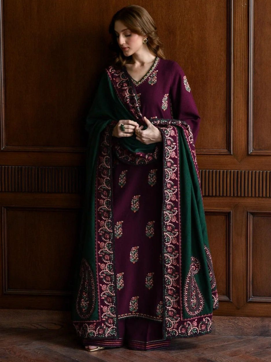Ravish Dhanak Embroidered 3 Piece | RV100