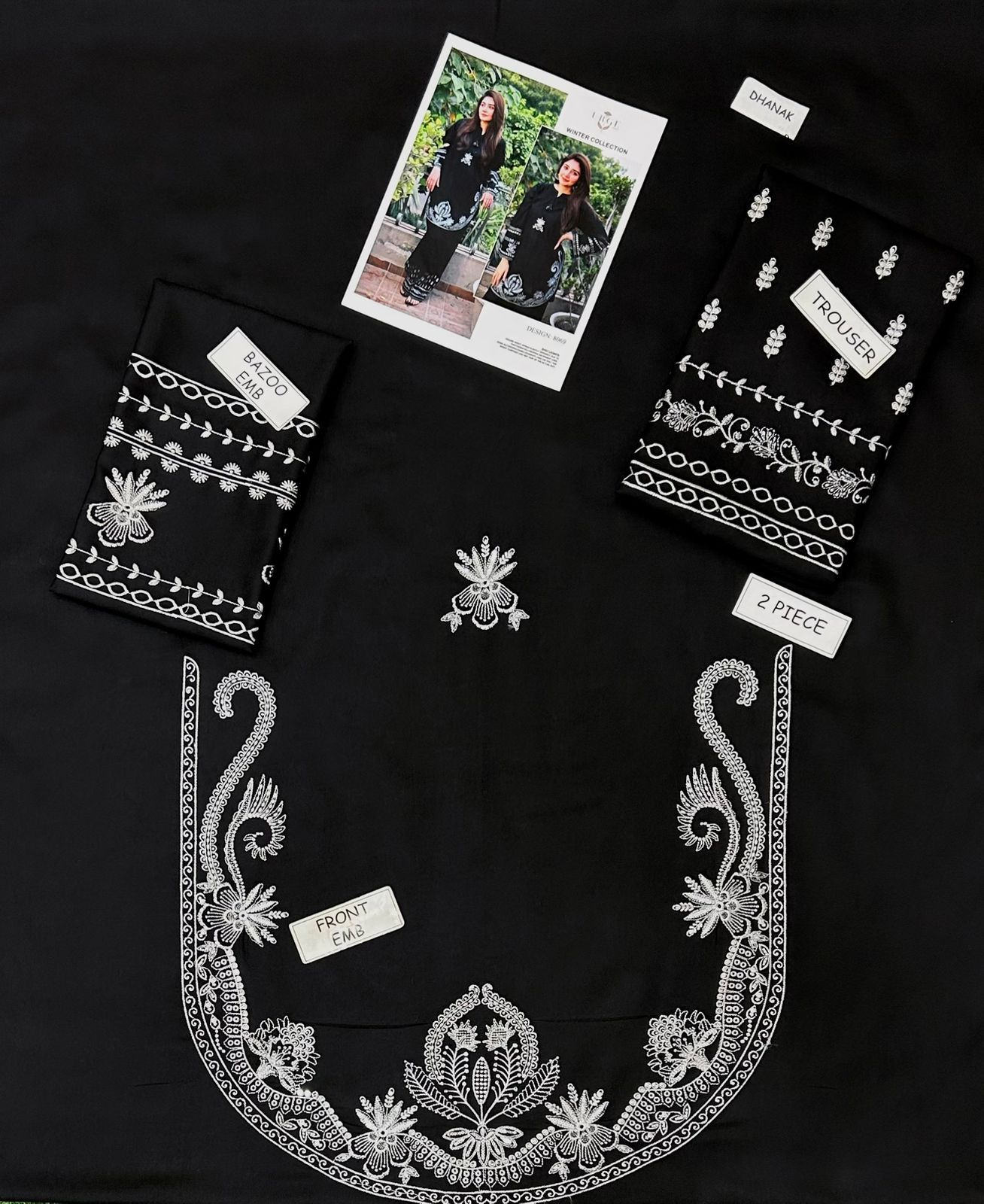 Urge Dhanak Embroidered 2 Piece | UG108