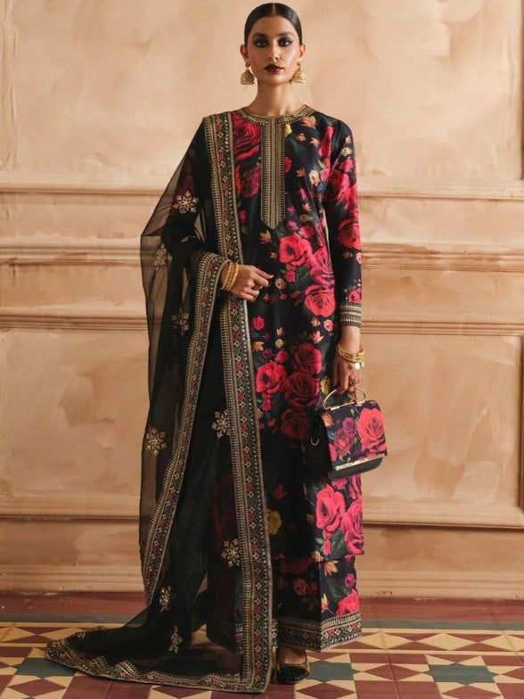 Zainab Chottani Silk Embroidered 3 Piece | ZC101