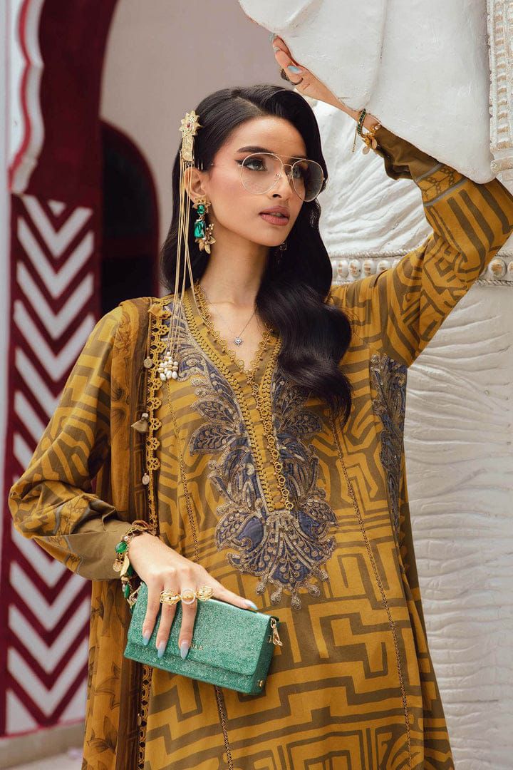 Maria B Lawn Embroidered 3 Piece | MB116