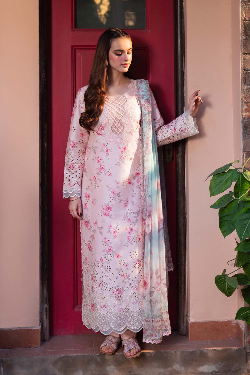 Neeshay Lawn Embroidered 3 Piece | NY110