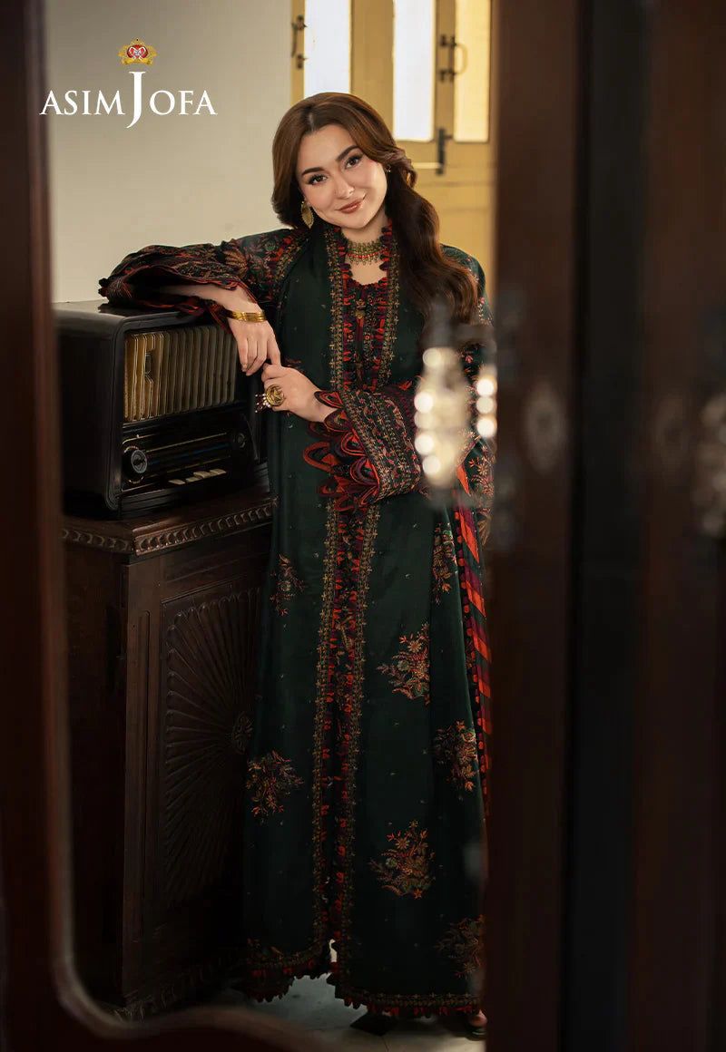 Asimjofa Lawn Embroidered 3 Piece | AJ110
