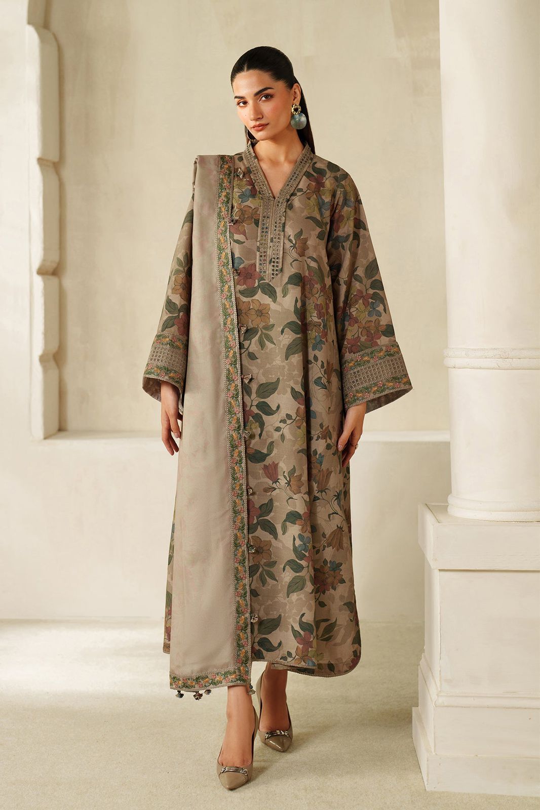 Baroque Lawn Embroidered 3 Piece | BQ113