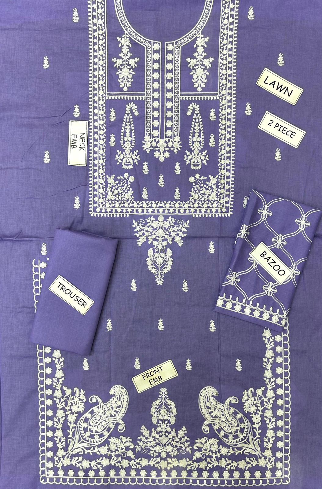 Umzay Lawn Embroidered 2 Piece | UY110