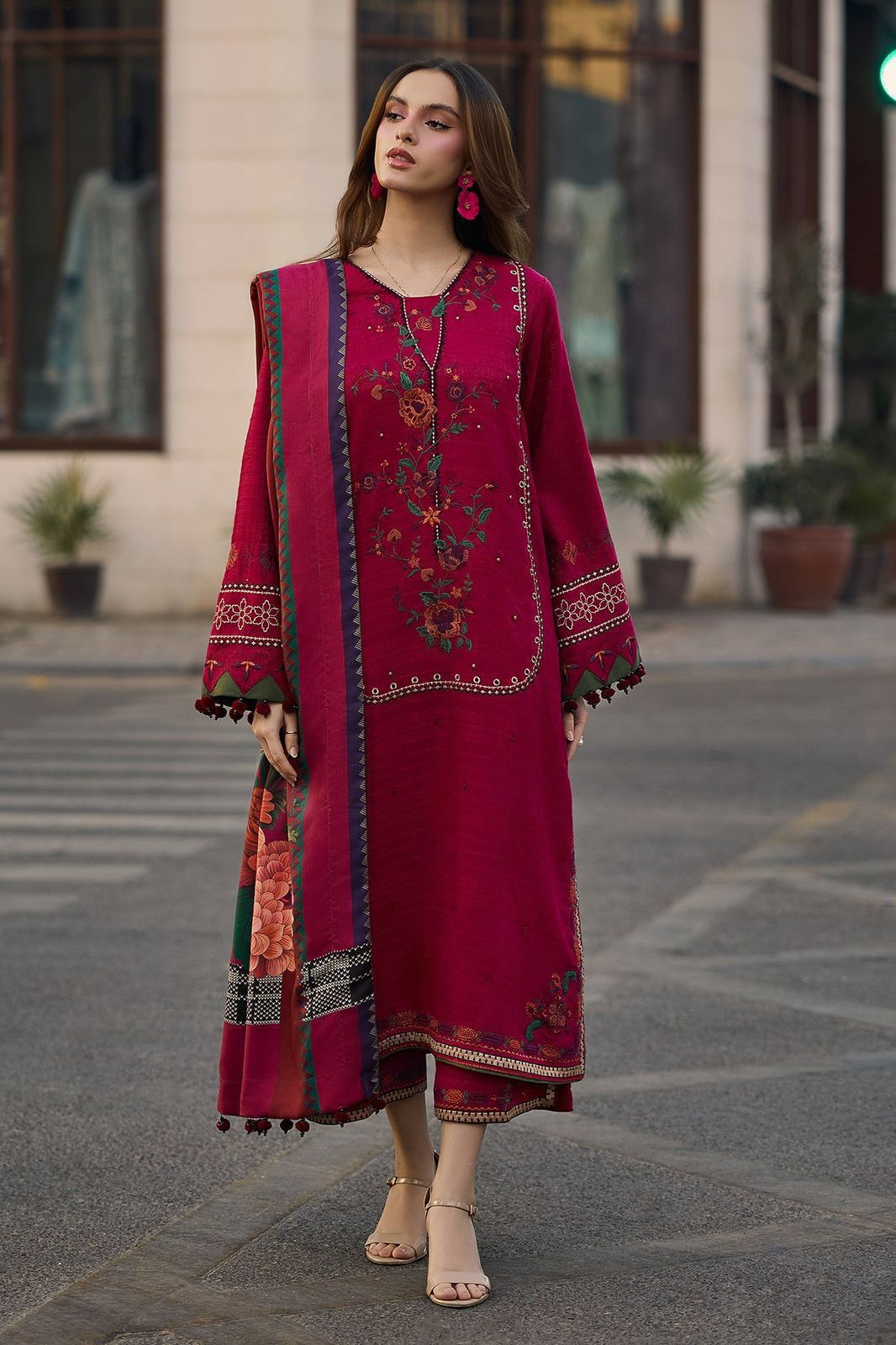 Charizma Lawn Embroidered 3 Piece | CZ101