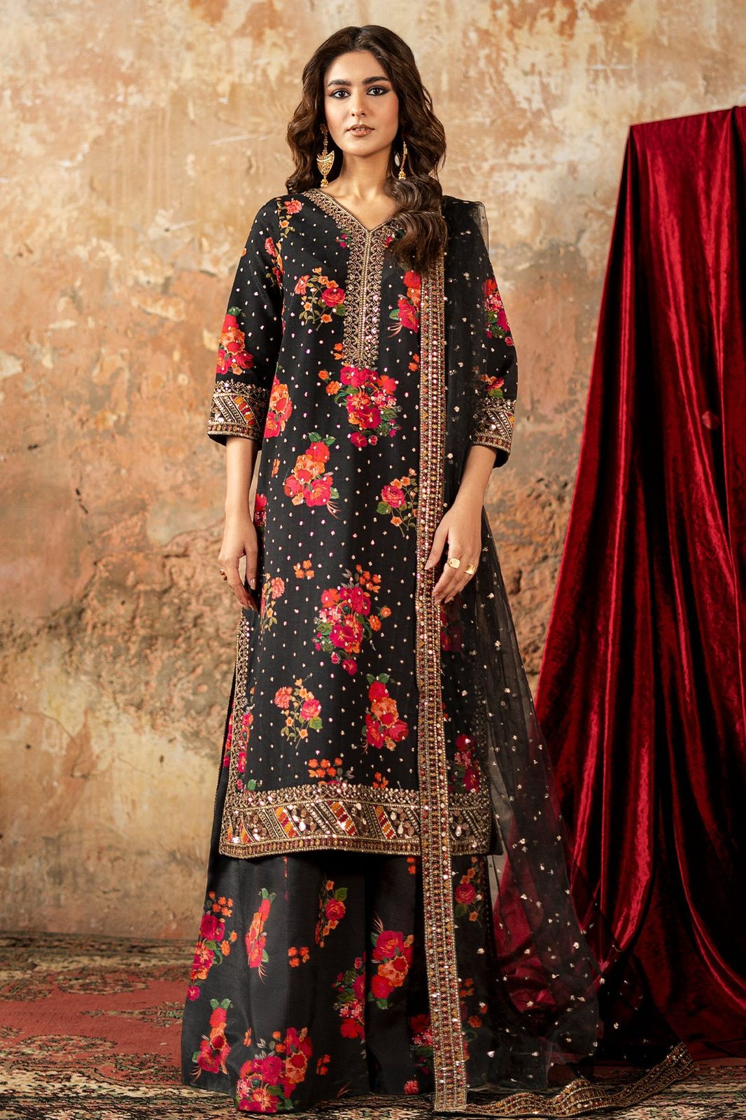 Charizma Lawn Embroidered 3 Piece | CZ103