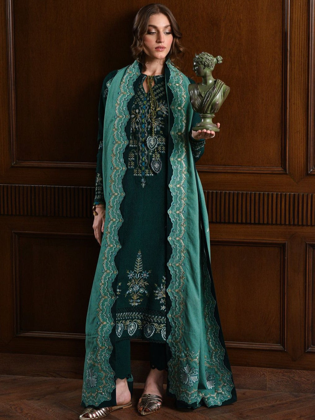 Batik Lawn Embroidered 3 Piece | BK115