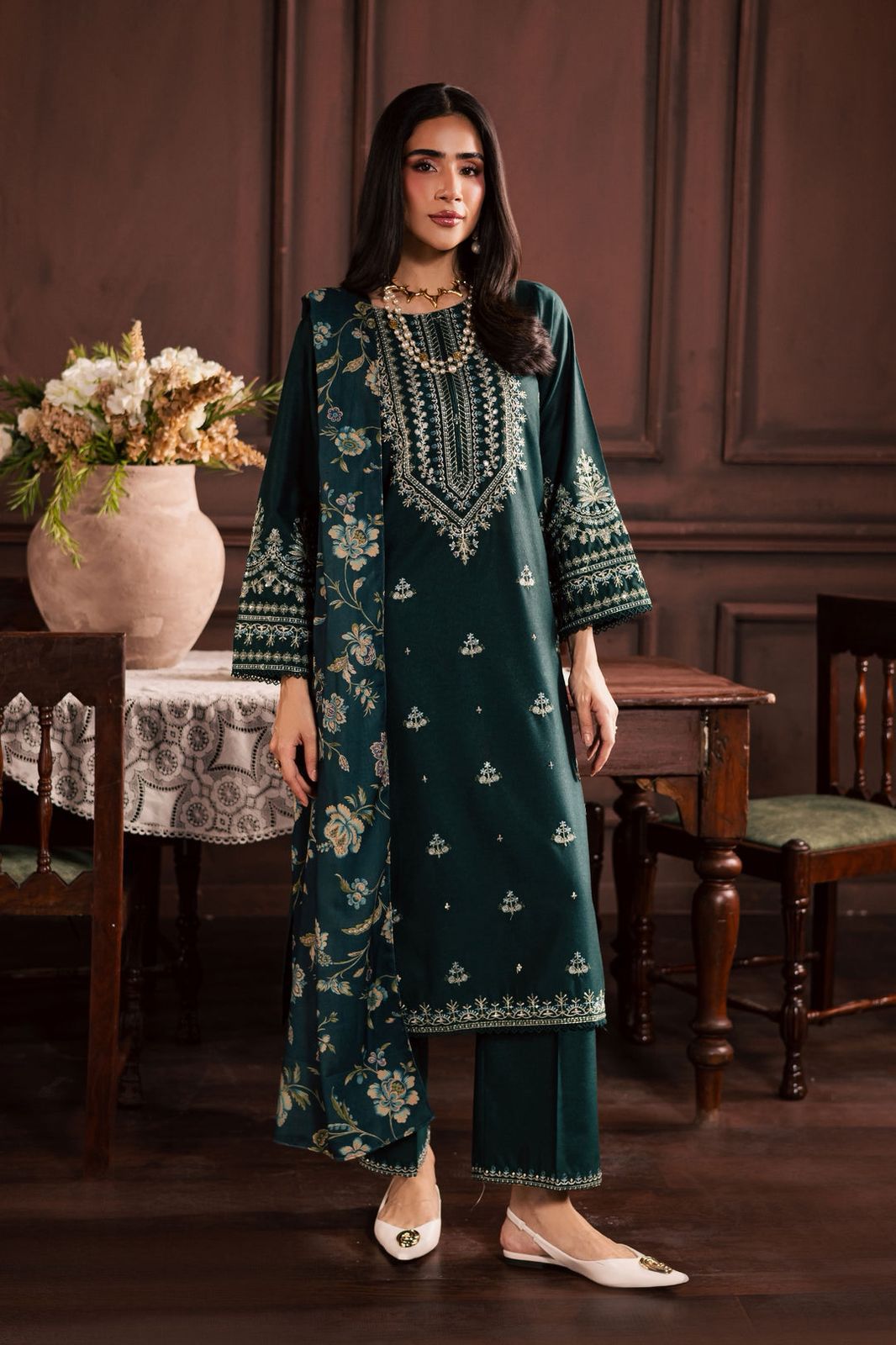 Batik Lawn Embroidered 3 Piece | BK116