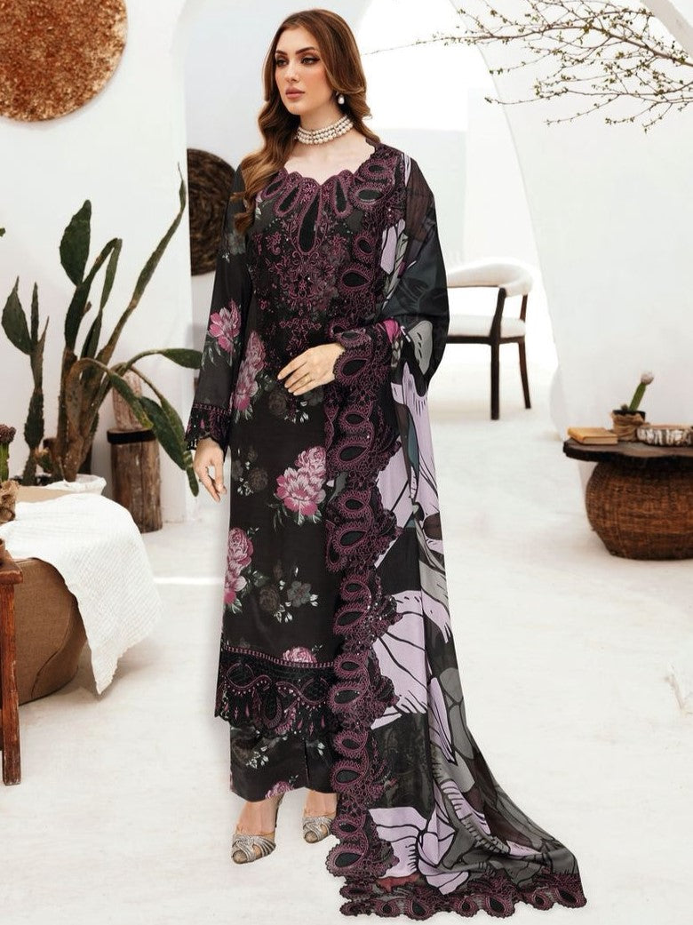 Ramsha Lawn Embroidered 3 Piece | RM112