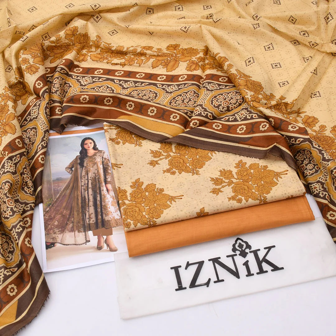 Iznik Lawn Digital Printed 3 Piece | ZK124