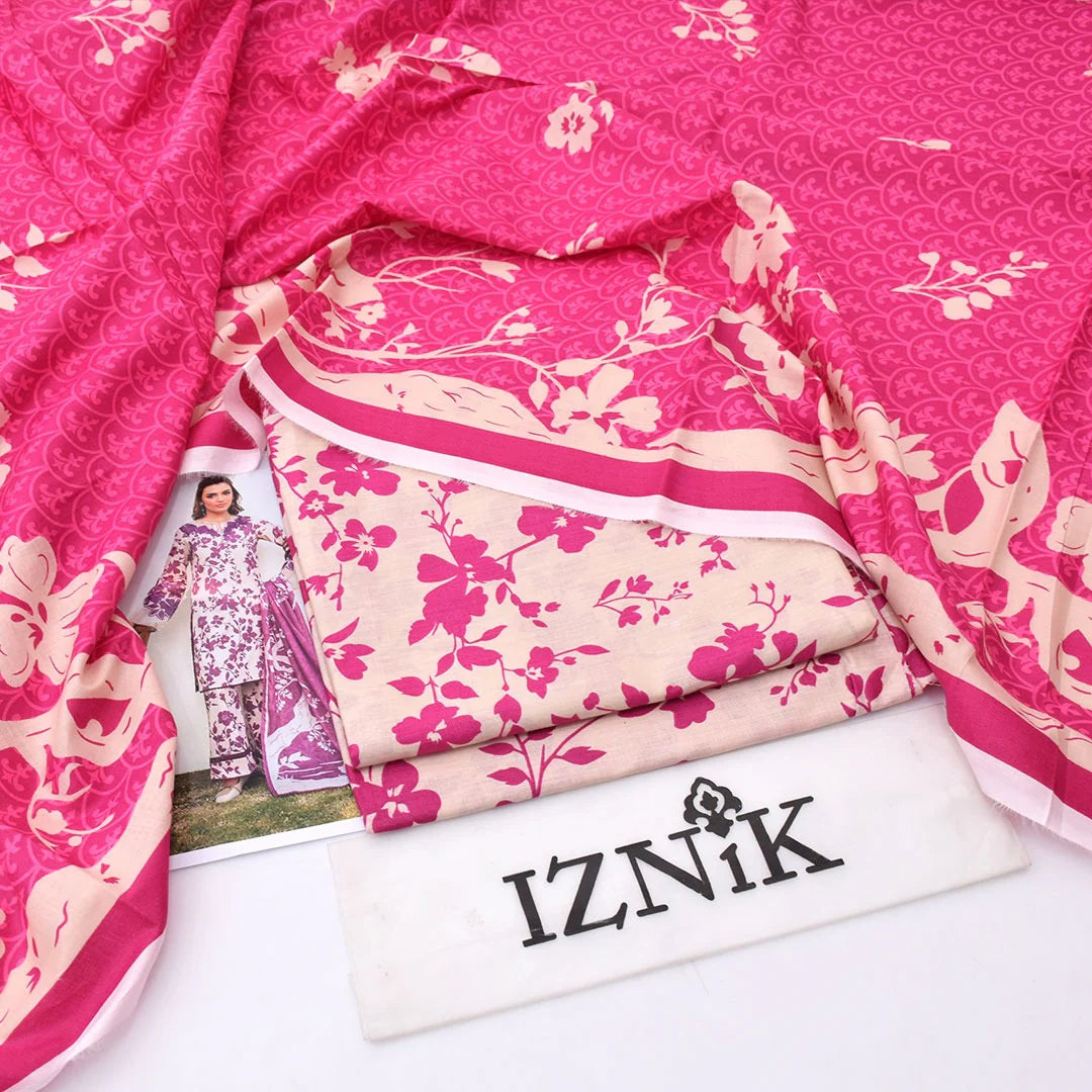 Iznik Lawn Digital Printed 3 Piece | ZK126