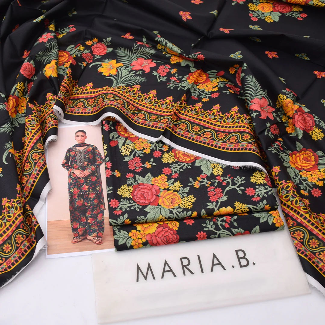 Maria B Lawn Digital Printed 3 Piece | MB167