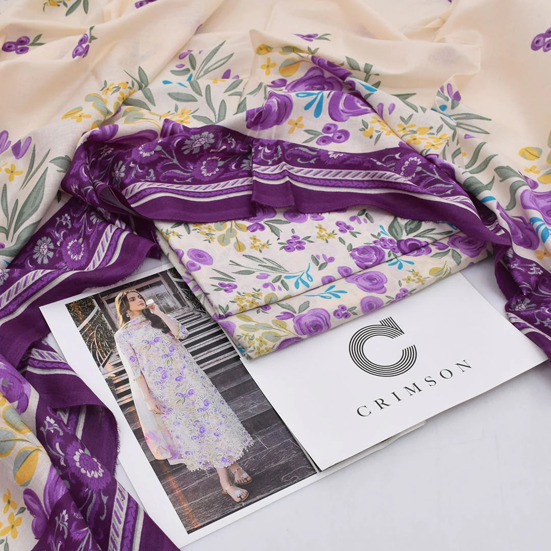 Crimson Lawn Digital Printed 3 Piece | CN410