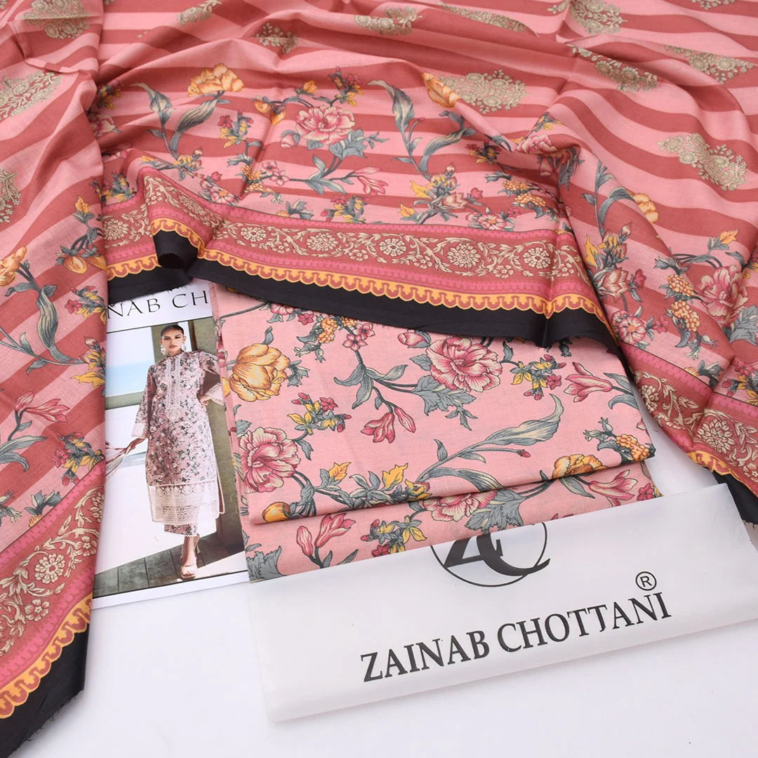 Zainab Chottani Lawn Digital Printed 3 Piece | ZC120