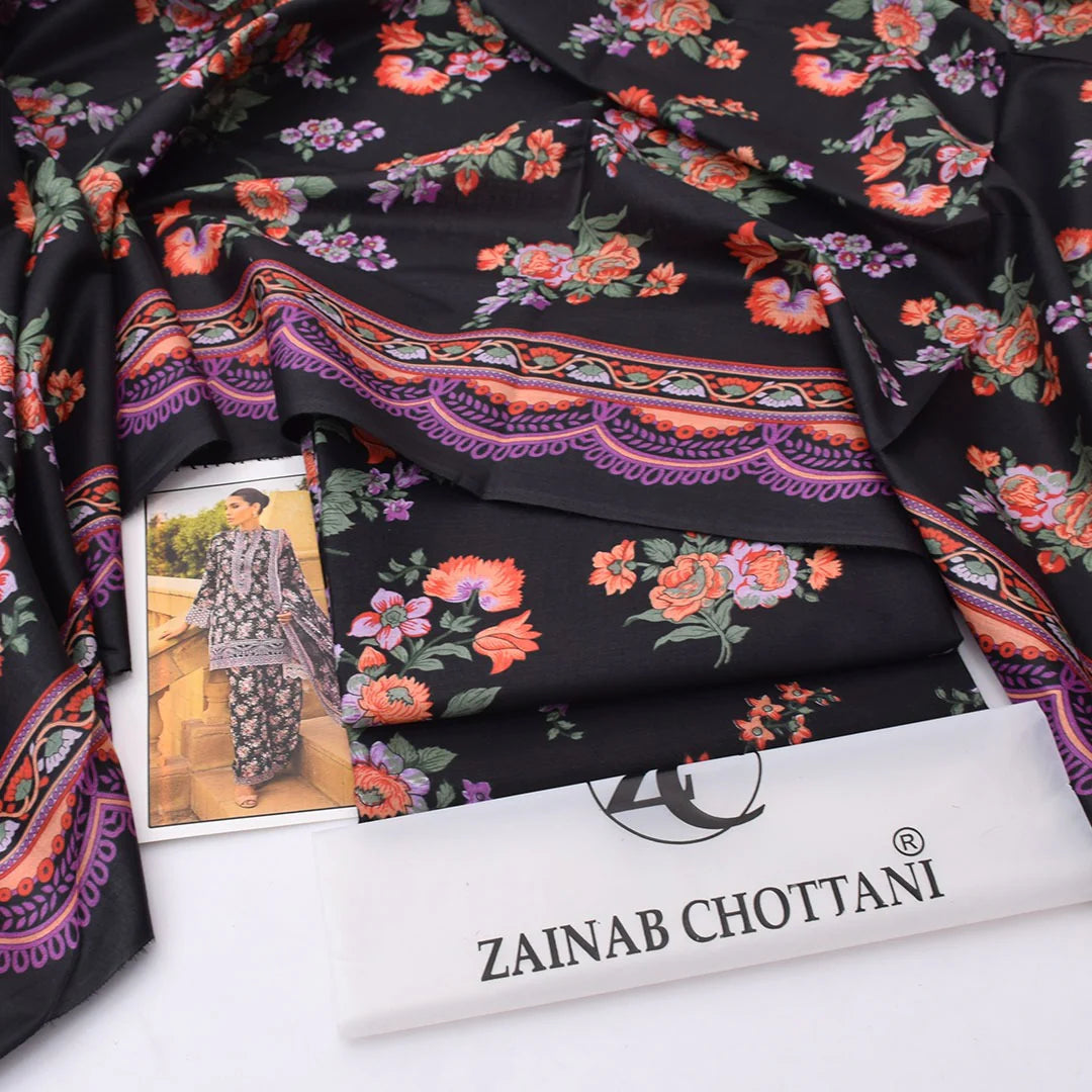 Zainab Chottani Lawn Digital Printed 3 Piece | ZC123