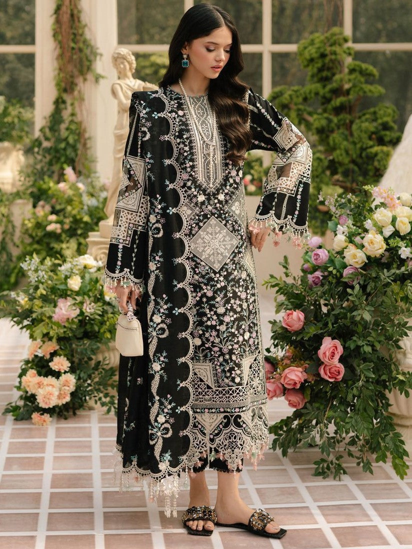 Bin Ilyas Lawn Embroidered 3 Piece | BS114