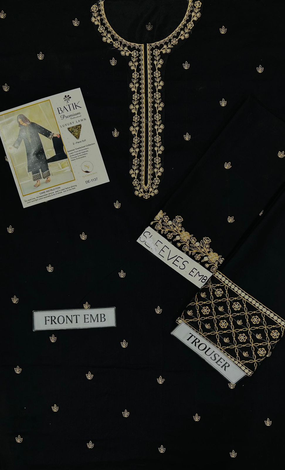 Batik Lawn Embroidered 2 Piece | BK210