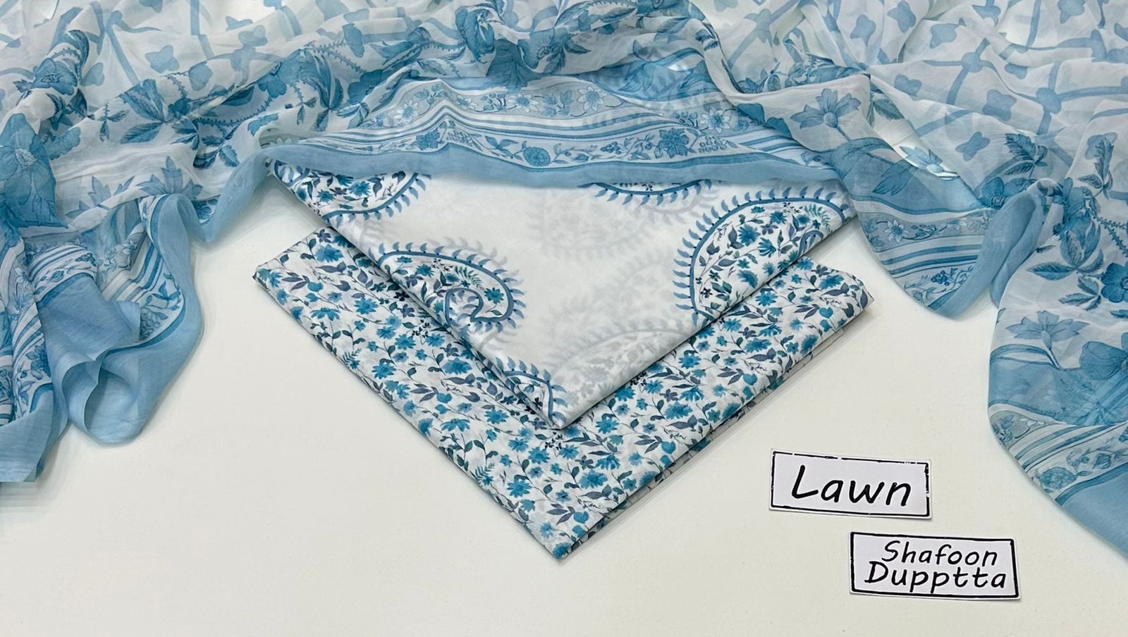 Maria B Lawn Digital Printed 3 Piece | MB158