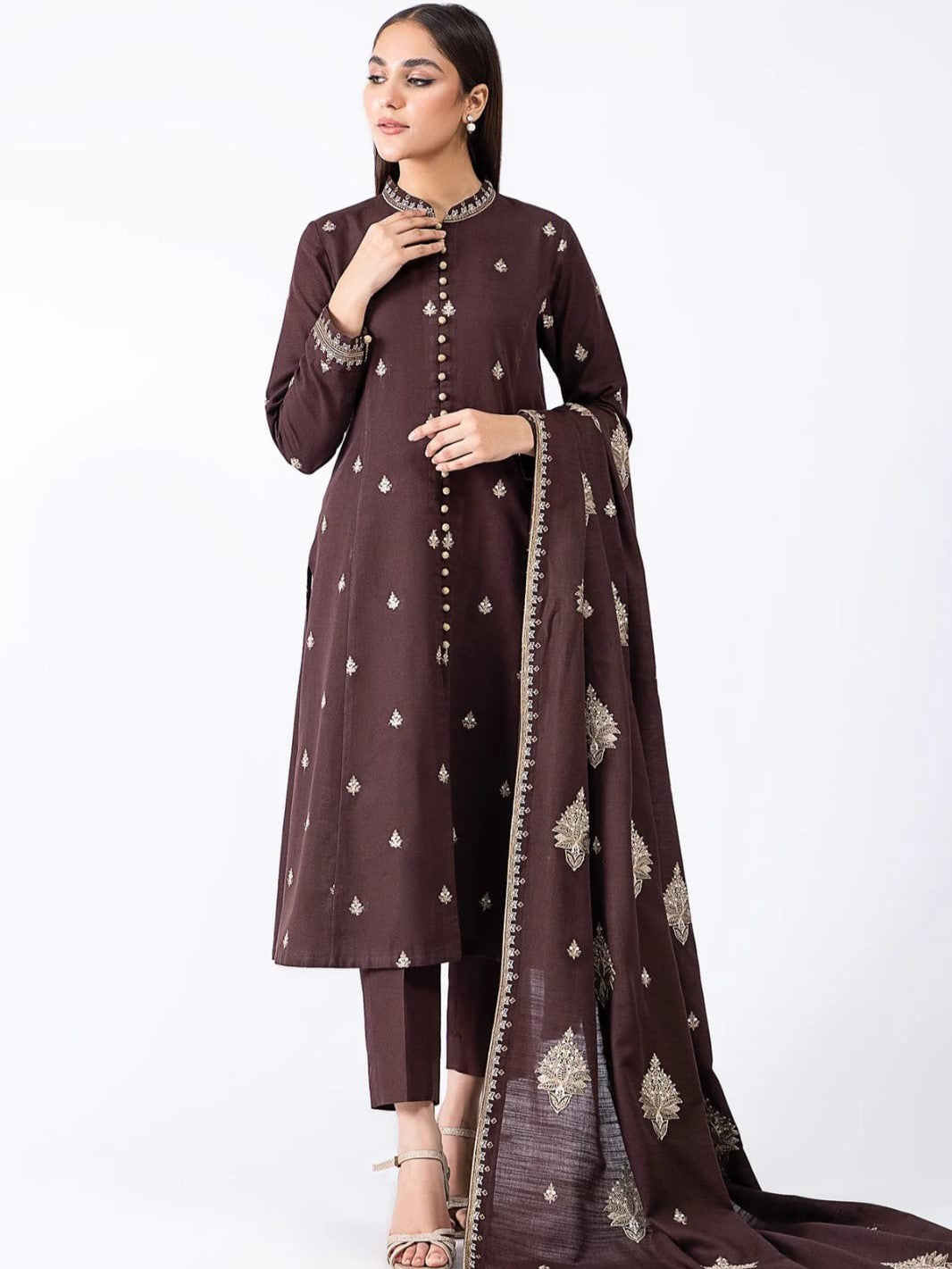 Kayseria Lawn Embroidered 3 Piece | KY310