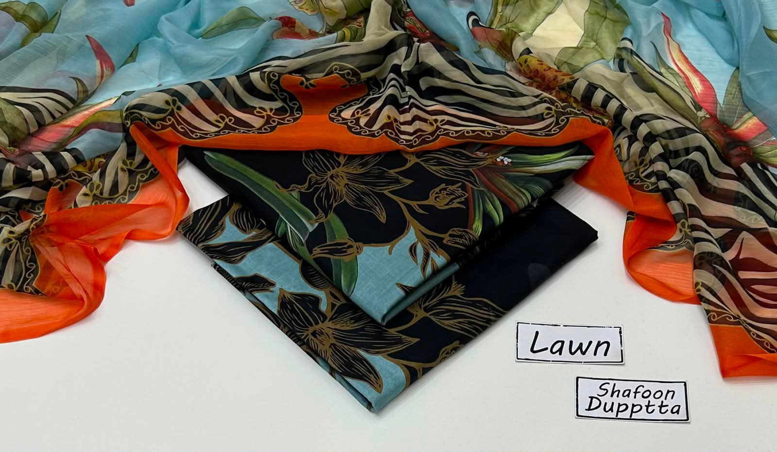 Sapphire Lawn Digital Printed 3 Piece | SP118