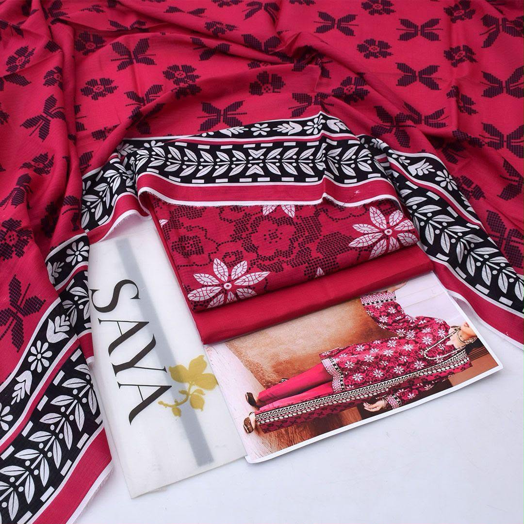 Saya Lawn Digital Printed 3 Piece | YA108