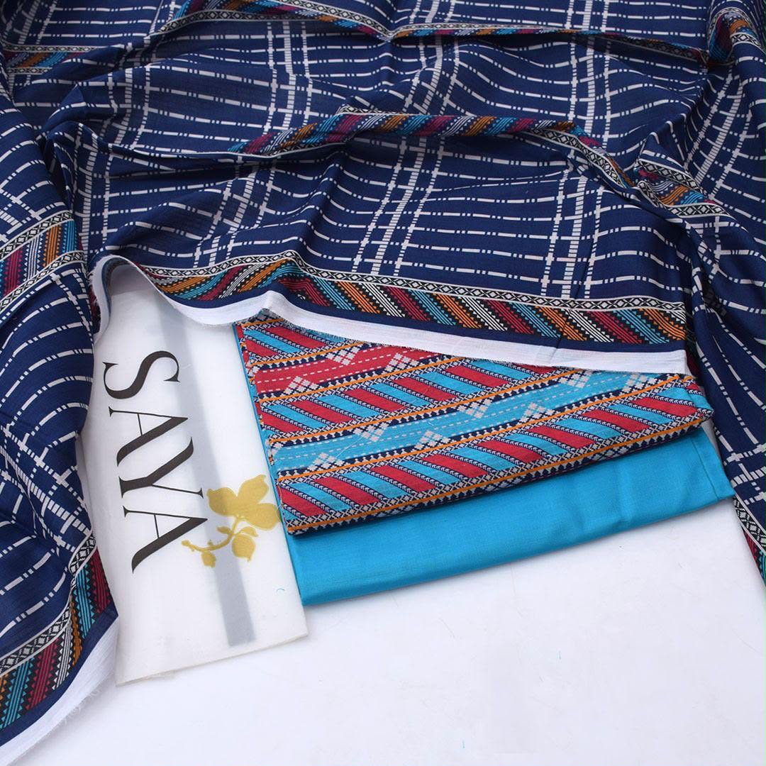 Saya Lawn Digital Printed 3 Piece | YA106