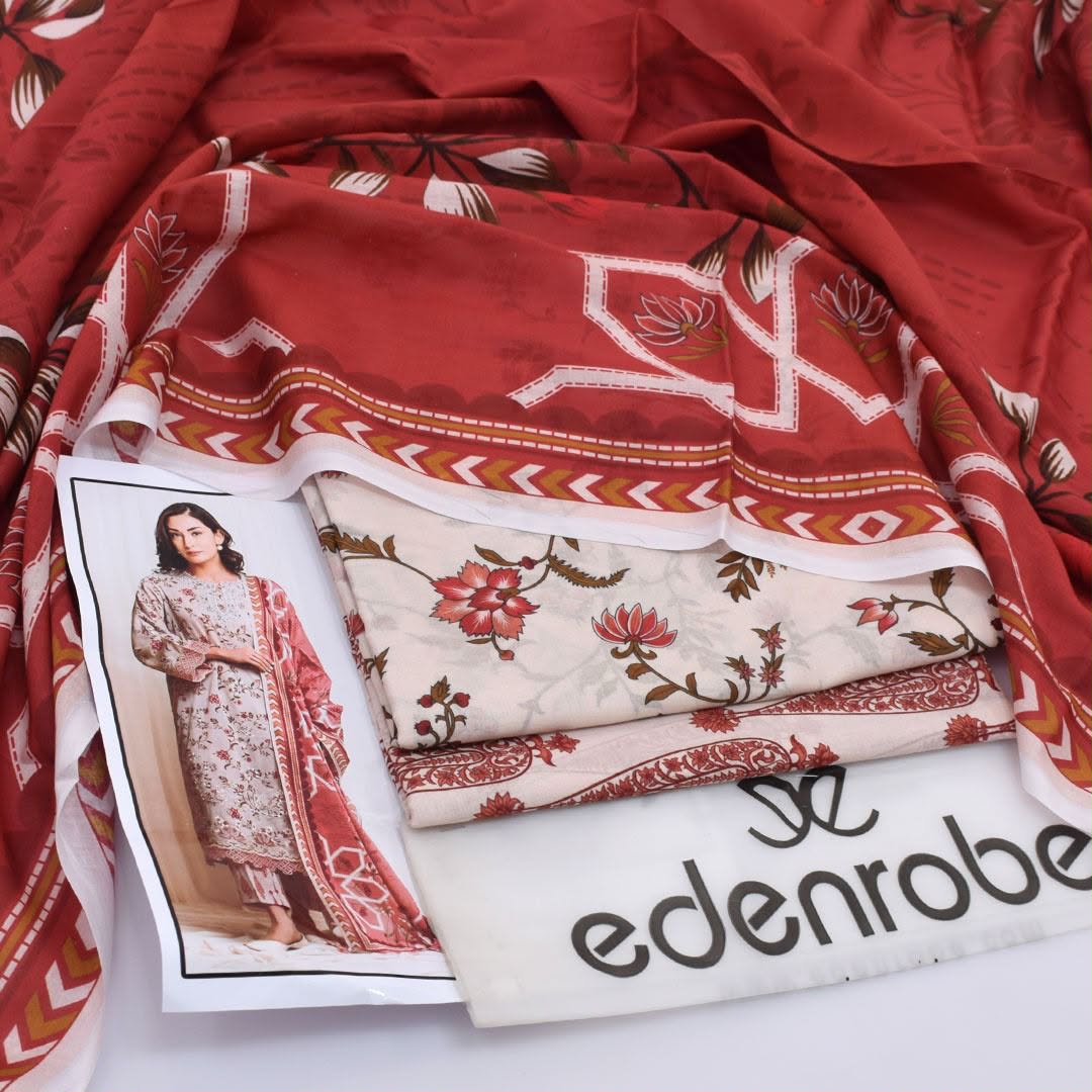 Eden Robe Lawn Digital Printed 3 Piece | ER108